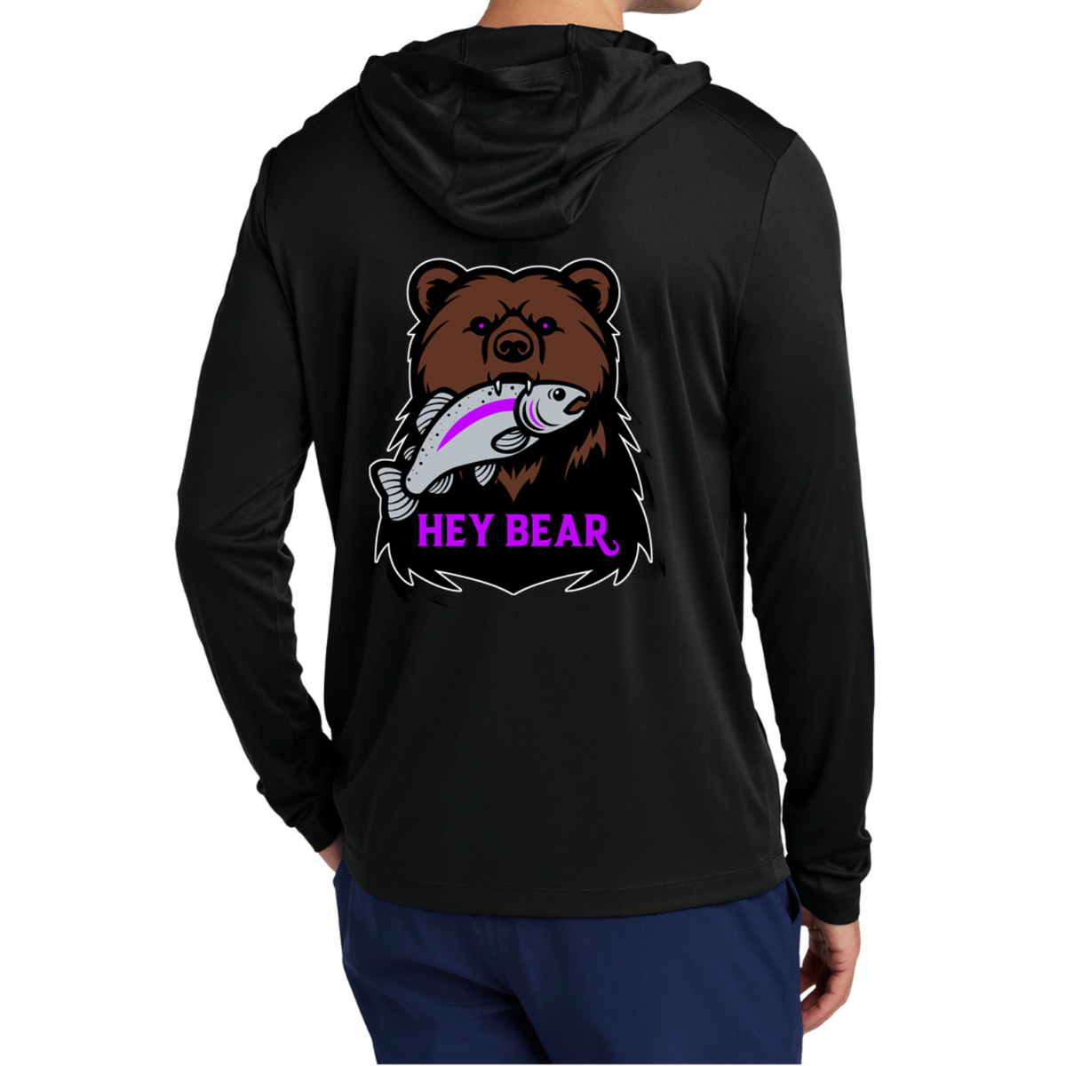 Bear Snack UV Hooded Long Sleeve