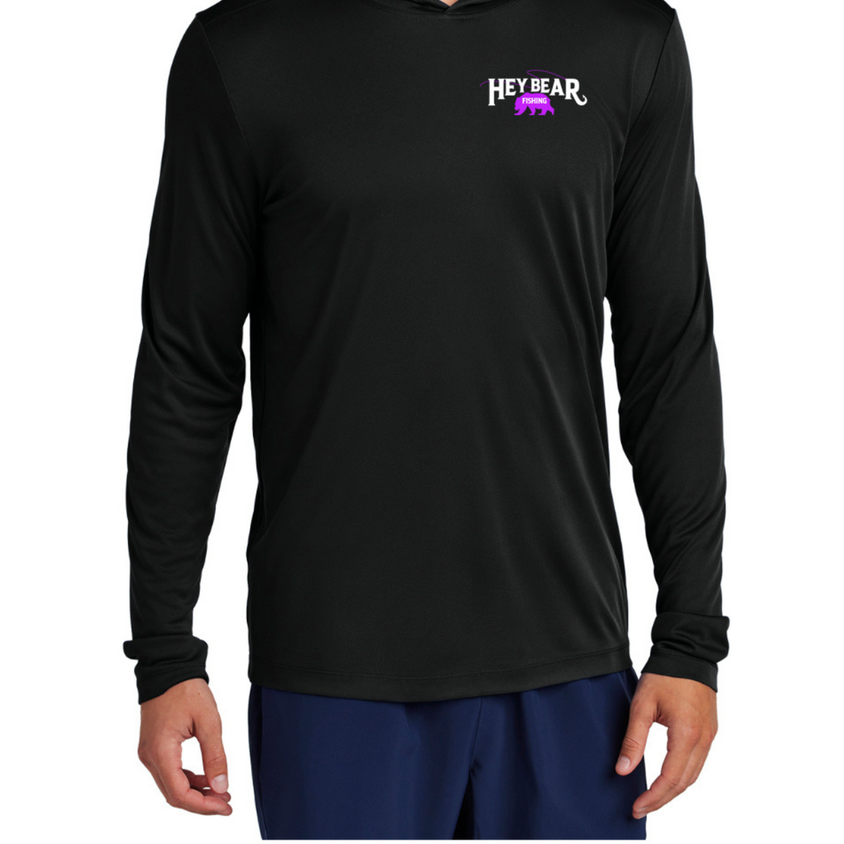 Bear Snack UV Hooded Long Sleeve