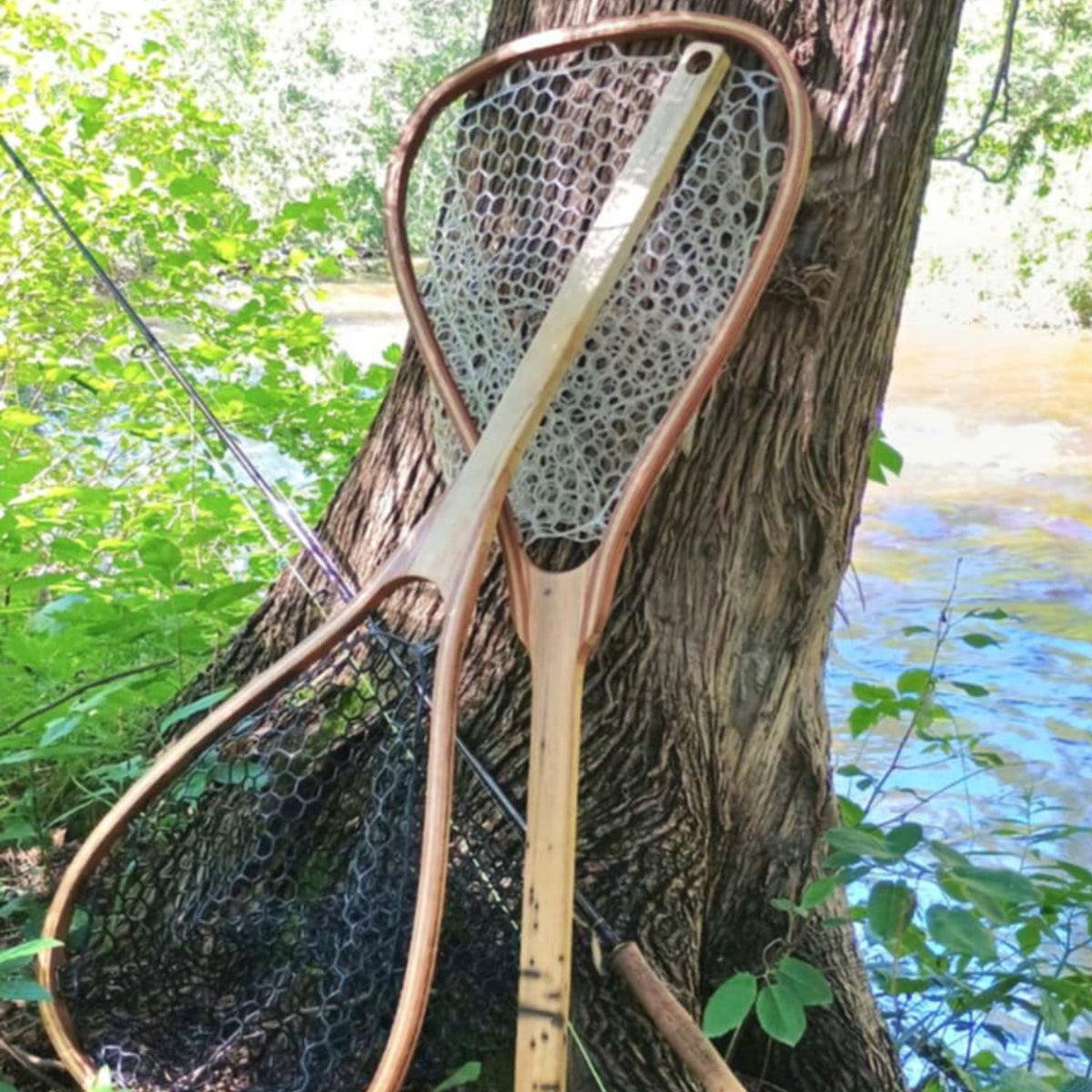 Fly Caster Nets "Signature" Hand Crafted Wooden Net