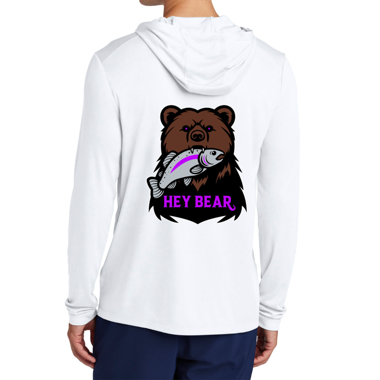 Bear Snack UV Hooded Long Sleeve