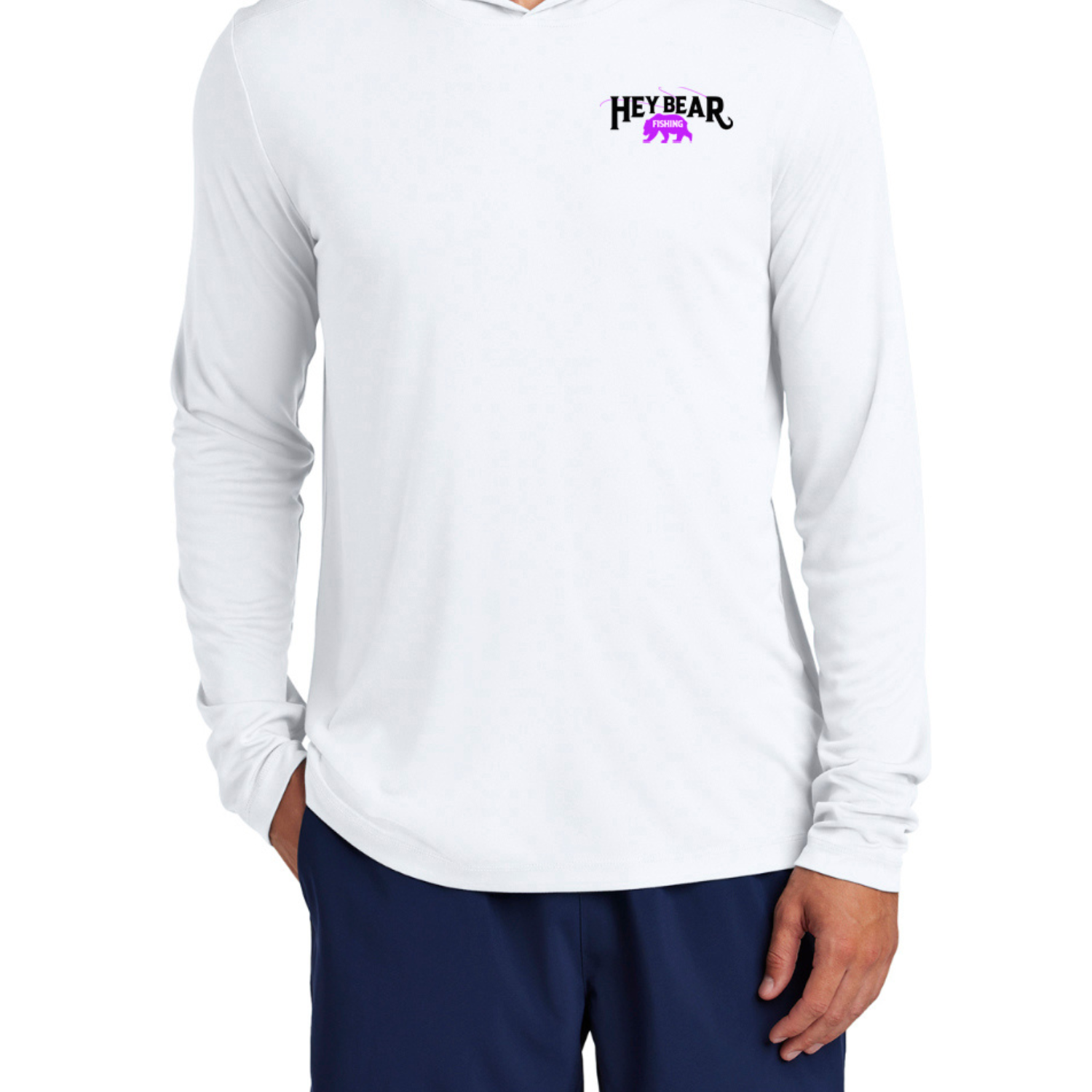 Bear Snack UV Hooded Long Sleeve
