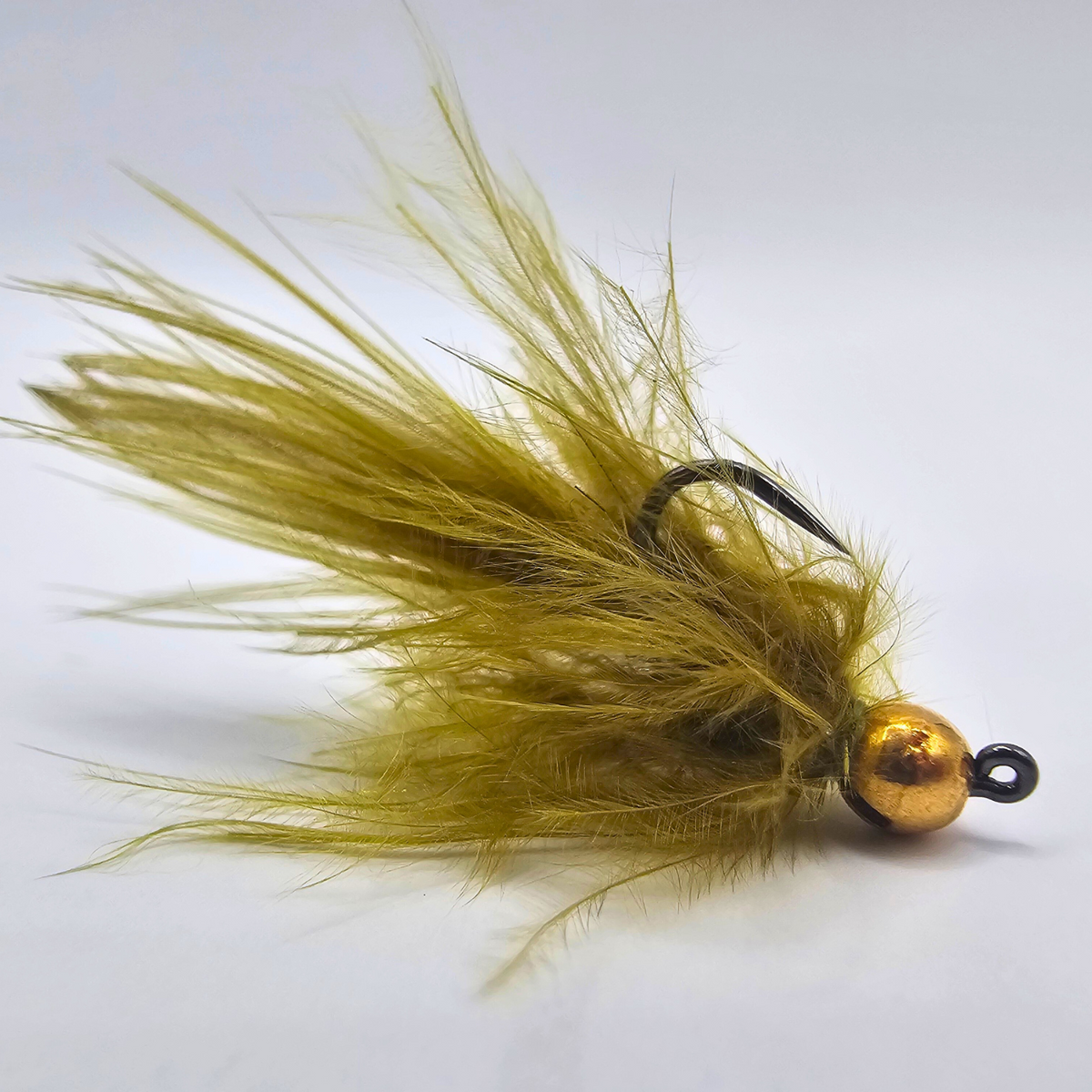Olive Marabou Jiggy